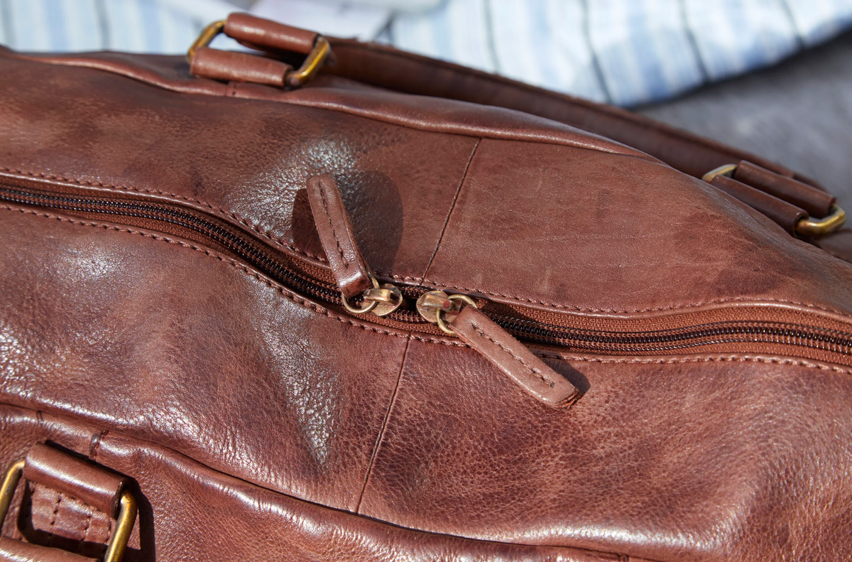 Sac week-end Raw boheme - Brown