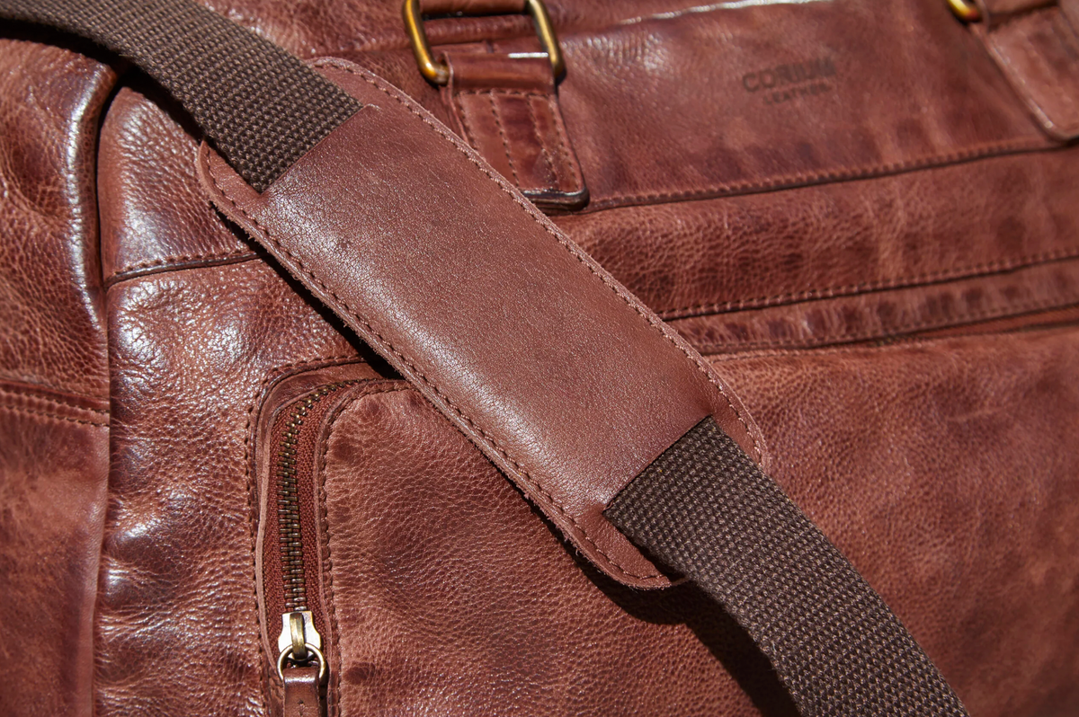 Sac week-end Raw boheme - Brown