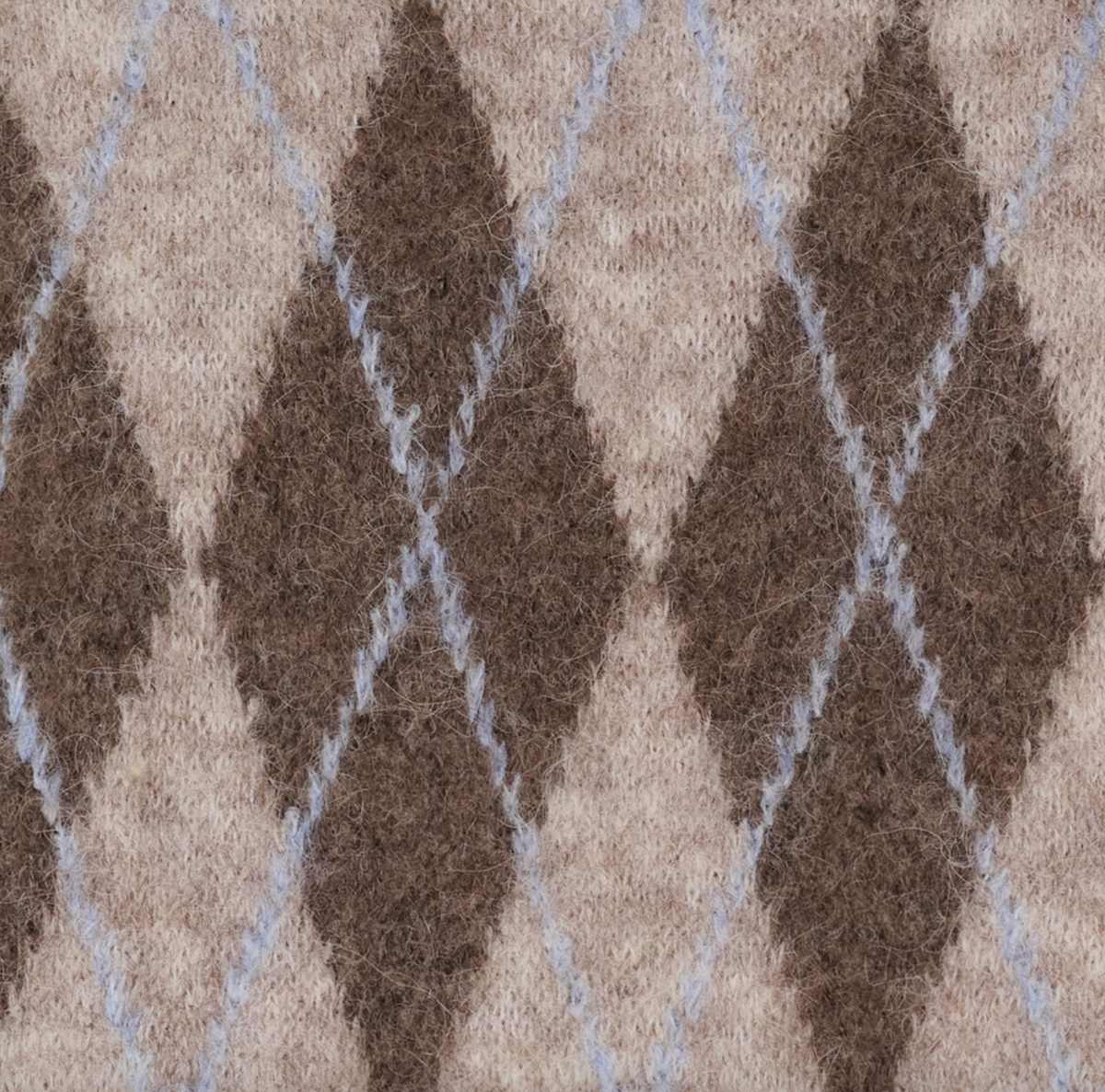 Pull en maille Cora - Beige / blue