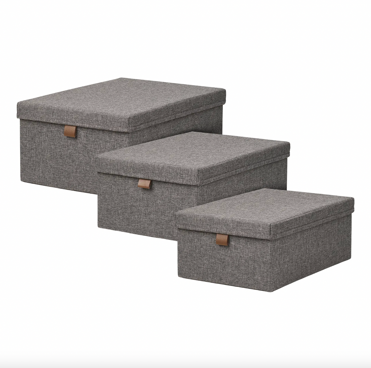 Boîtes de rangement RONJA - lot de 3