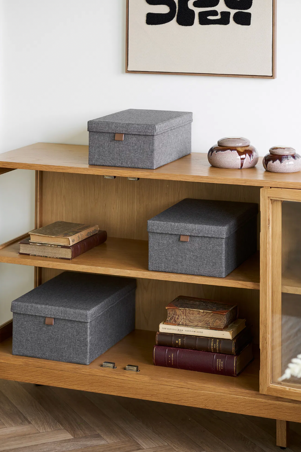 Boîtes de rangement RONJA - lot de 3