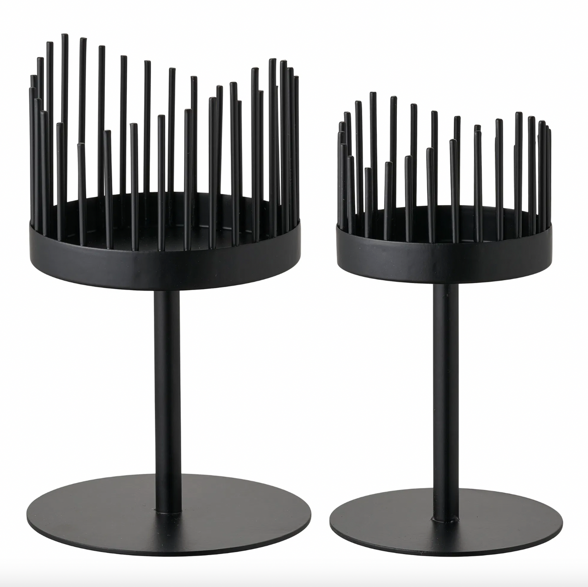 Bougeoir pour bougie pilier - Lot de 2