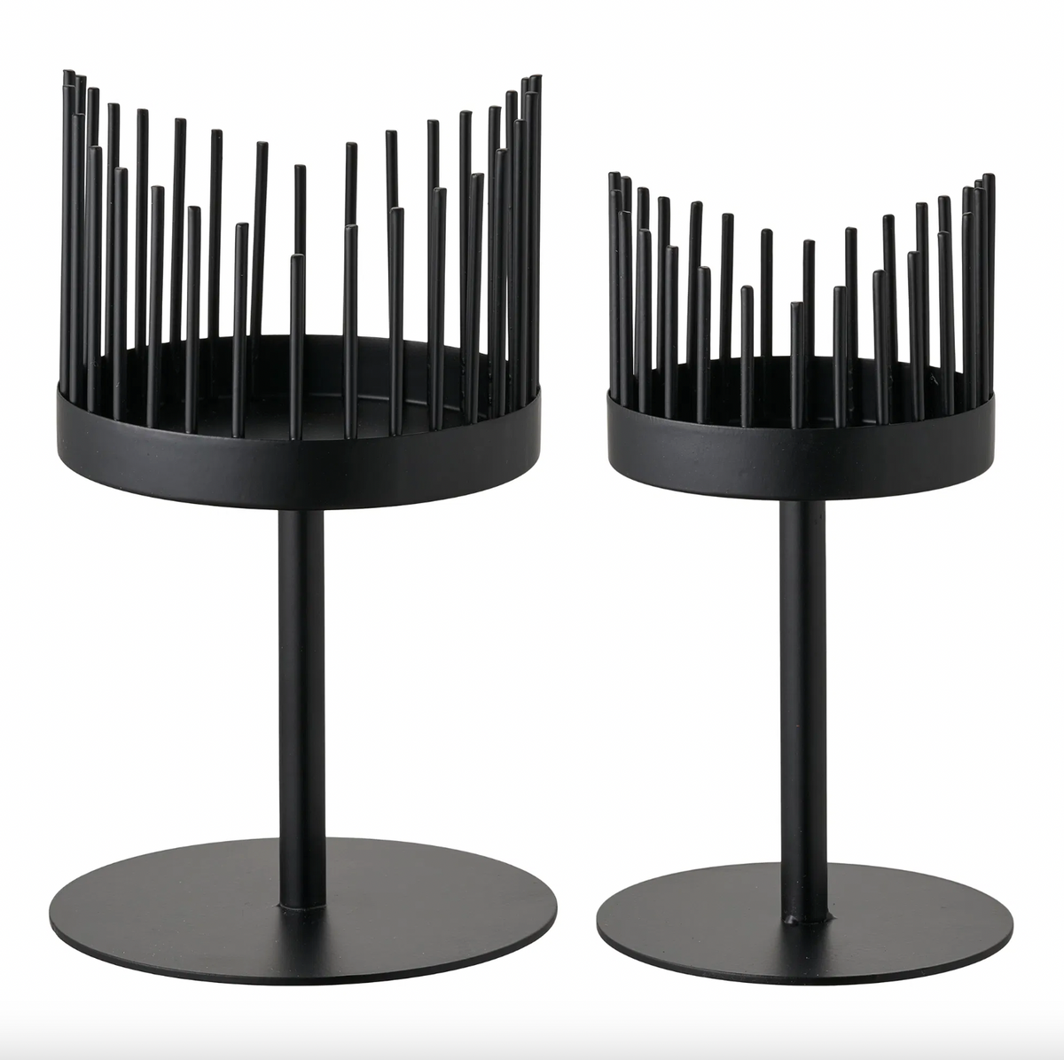 Bougeoir pour bougie pilier - Lot de 2
