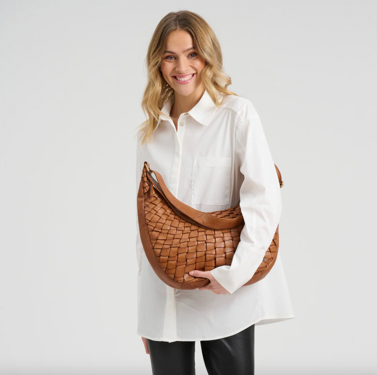 Sac bandoulière - Vintage cognac