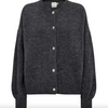 Cardigan en alpaga Depeche - Grey Melange