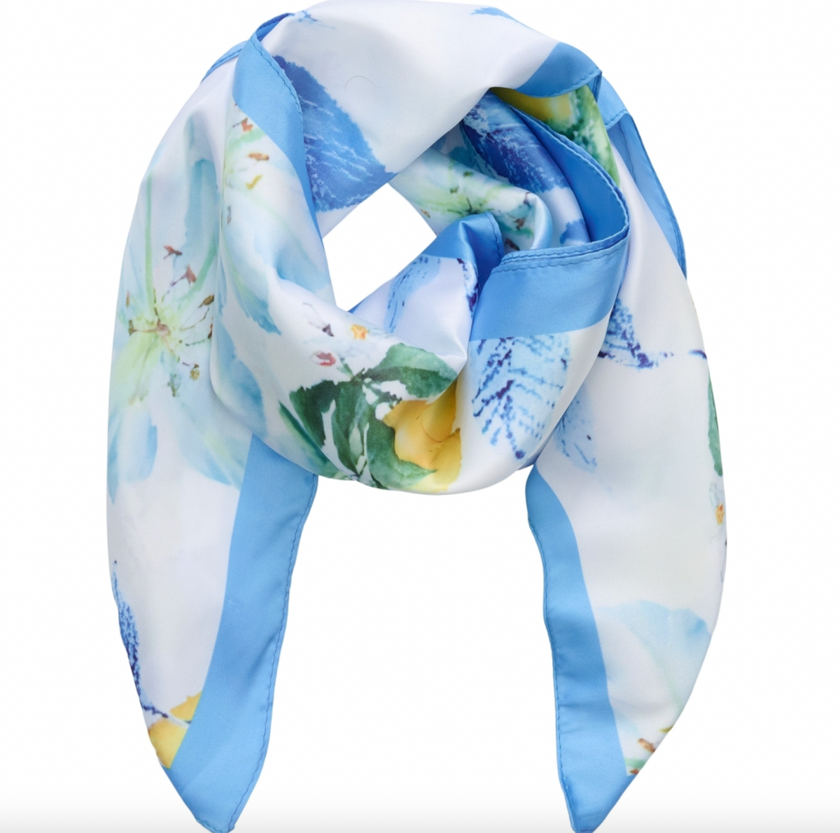 Foulard blue / yellow