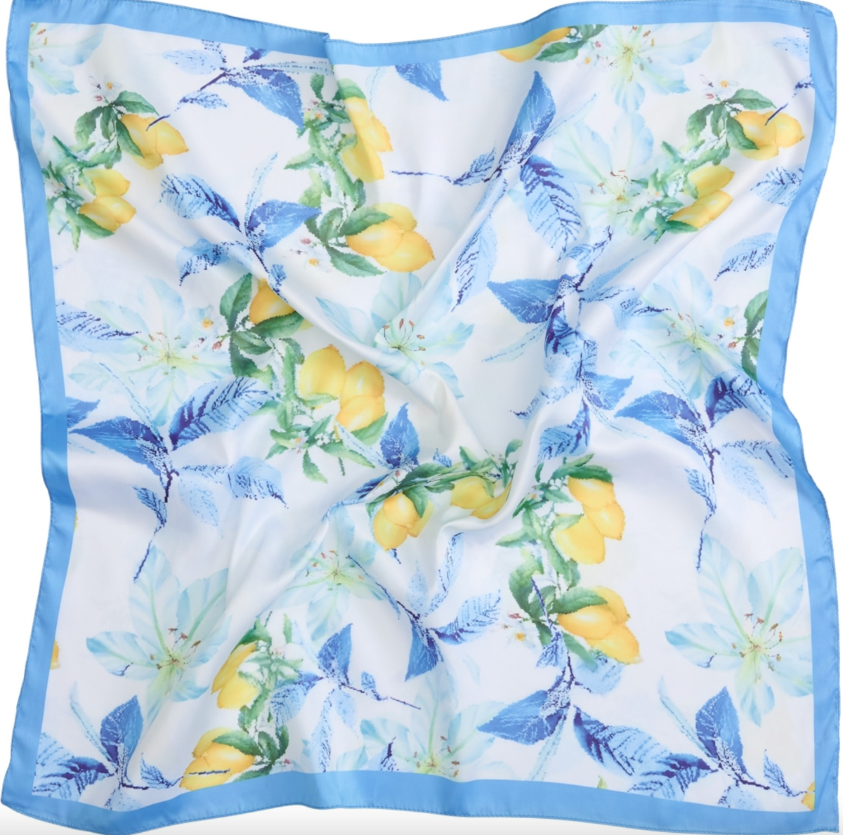 Foulard blue / yellow