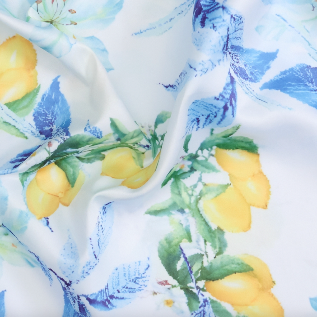 Foulard blue / yellow