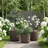 Paniers à plantes DARK RATTAN - plusieurs tailles