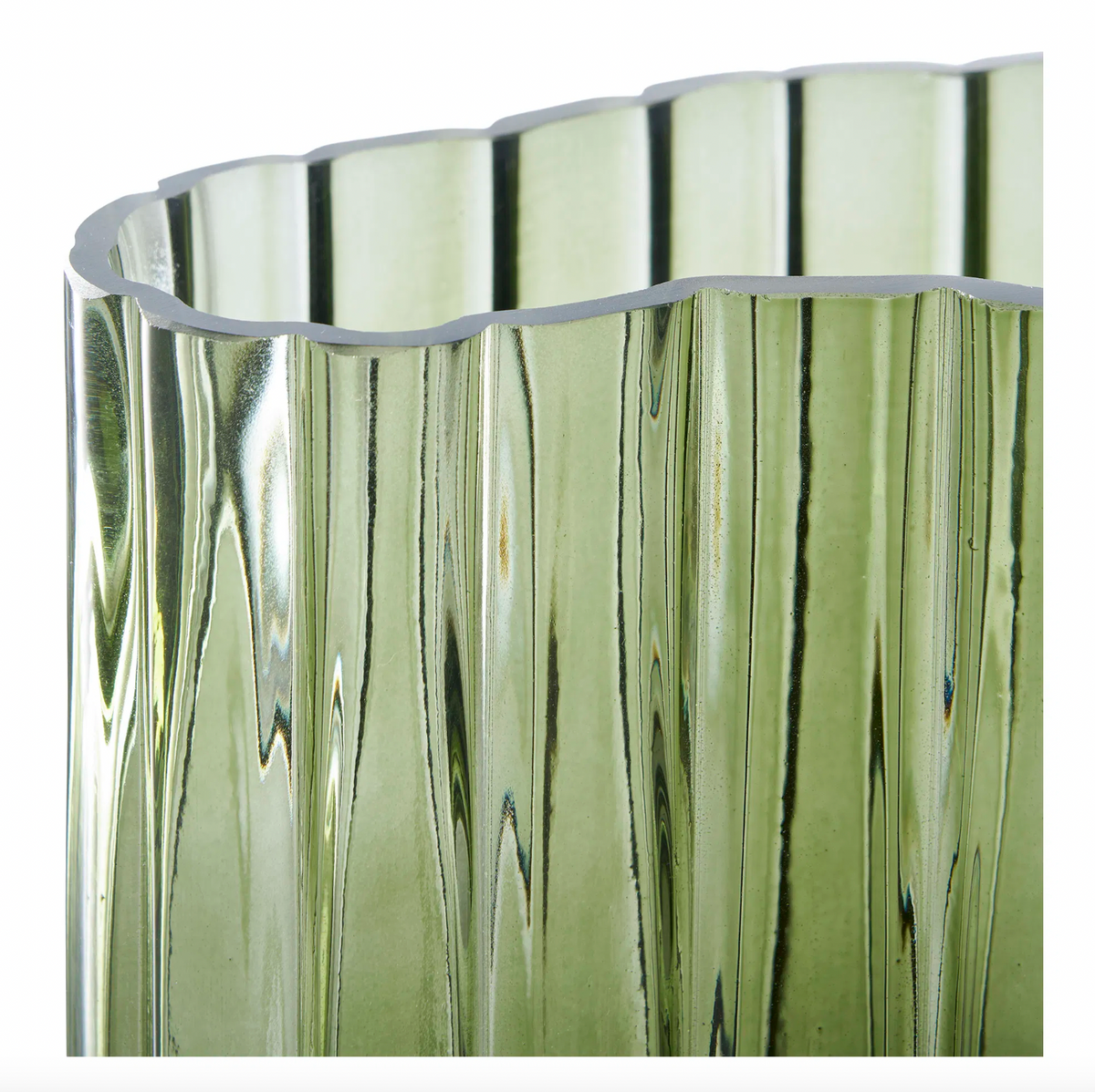 Vase Curv - Vert fumé