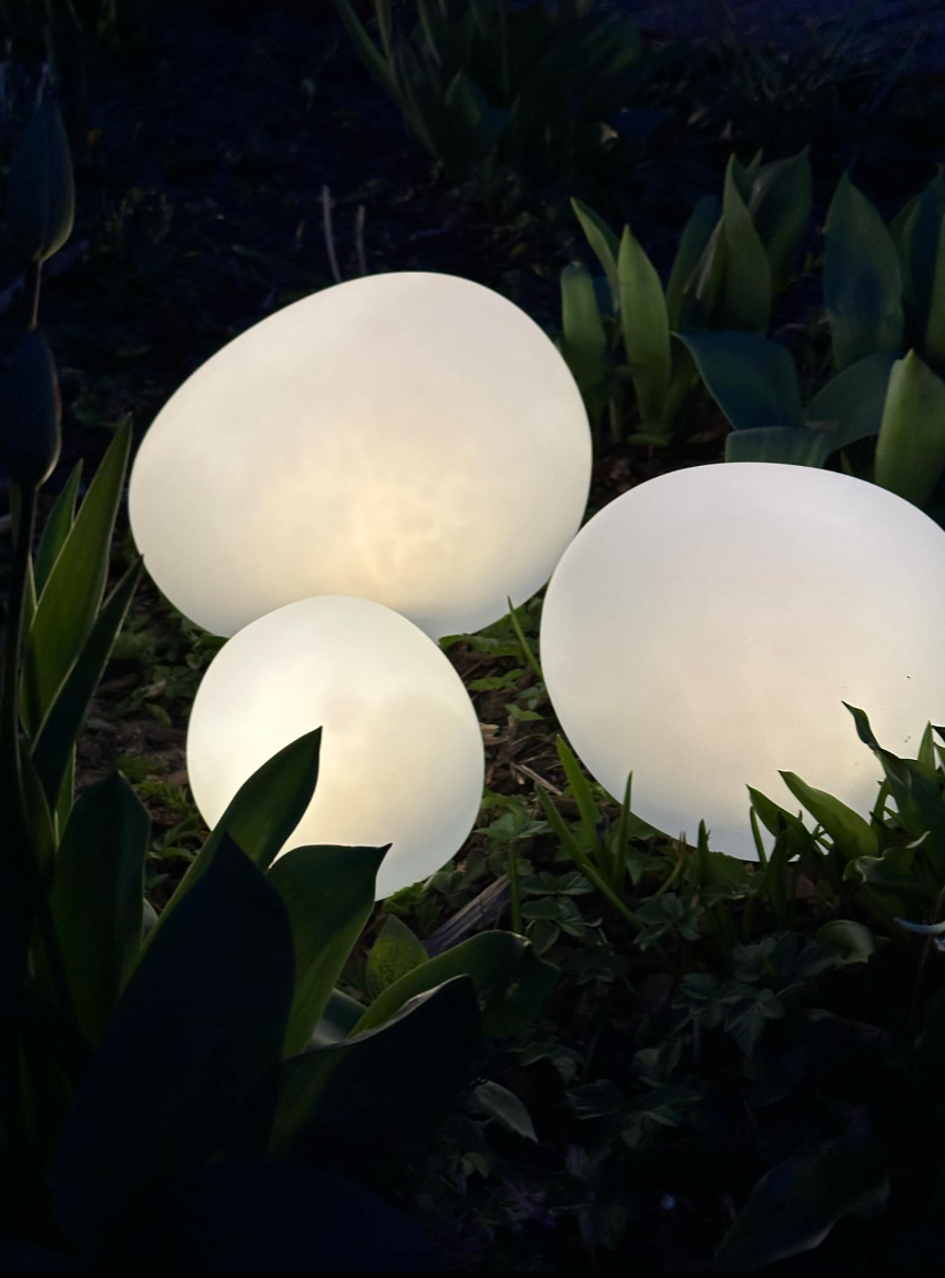 Boule lumineuse Stone - Set de 3 pièces