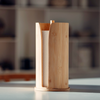Porte-rouleau essuie-tout en bambou