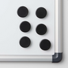 Aimants pour tableaux blancs - Black 6 pièces
