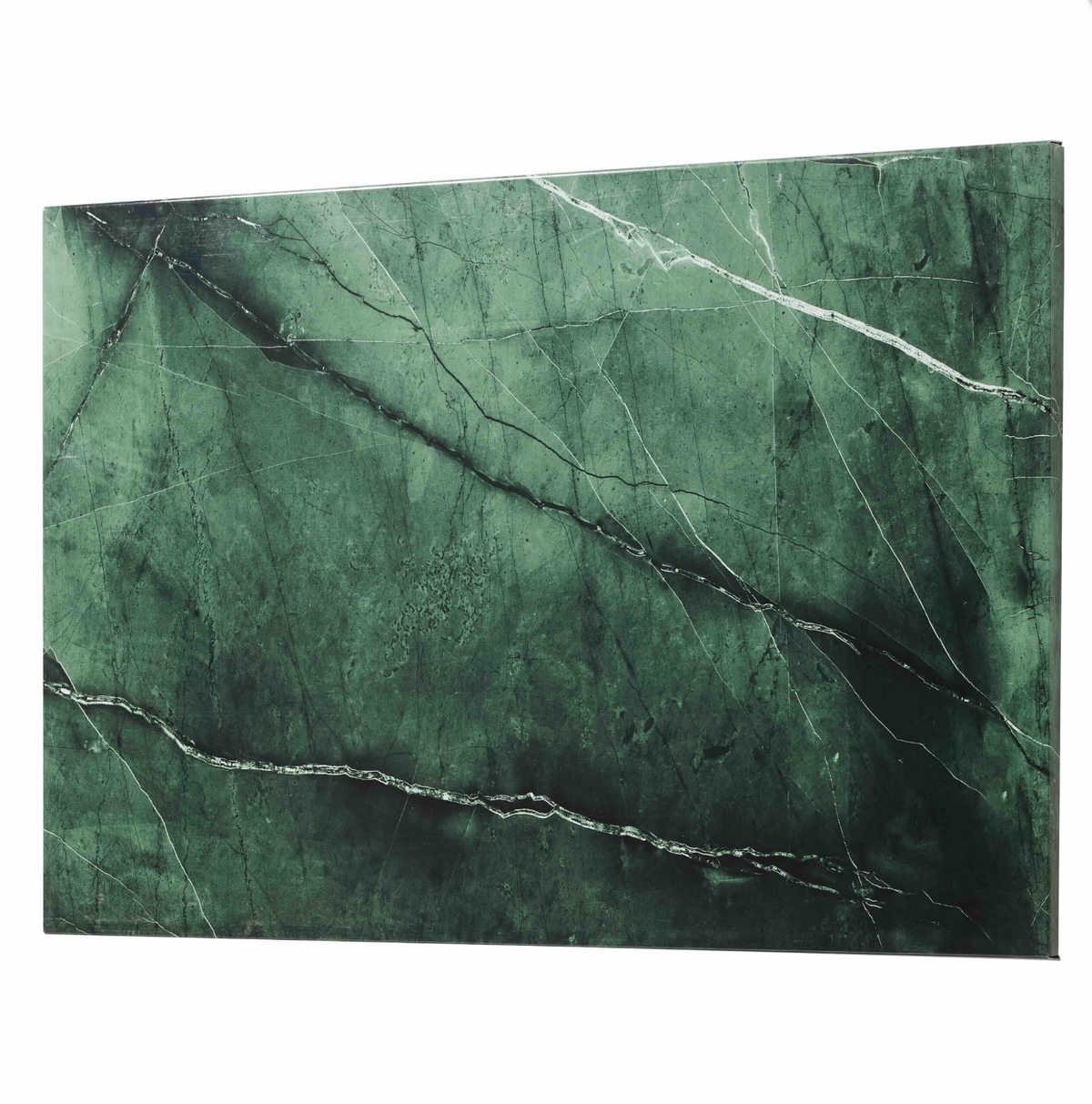 Panneau magnétique 40x60 - aspect marbre vert
