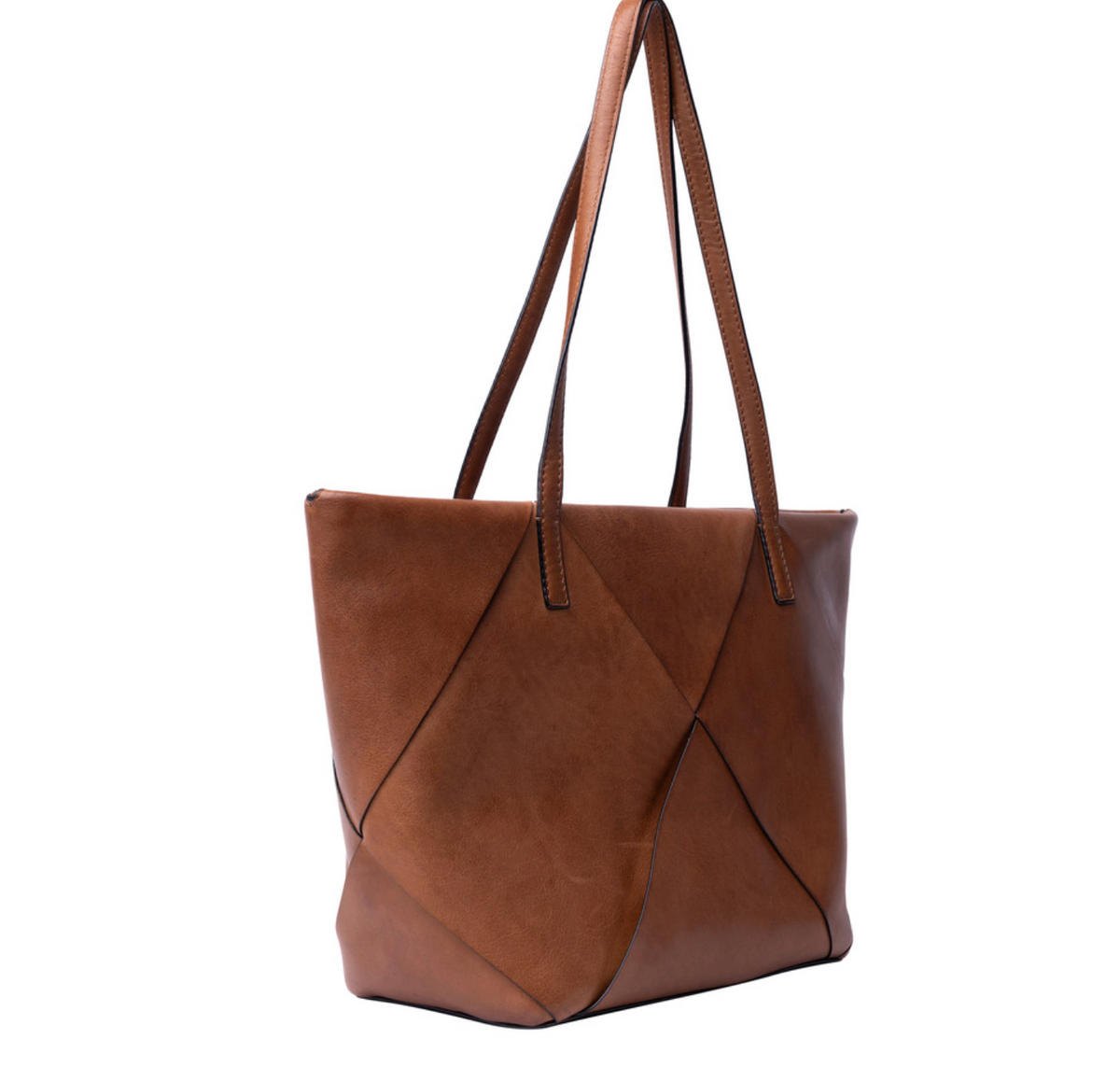 Sac bandoulière Olia cognac