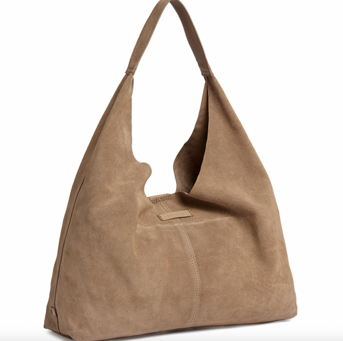 Cabas en daim souple - Sable