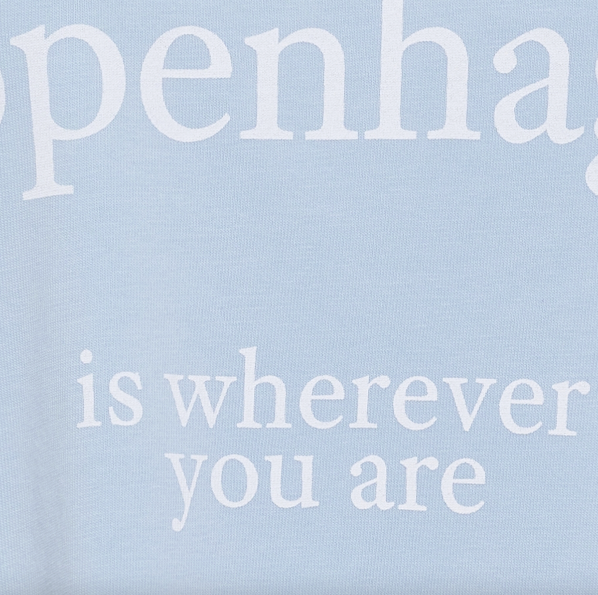 T-shirt Copenhagen - Celeste