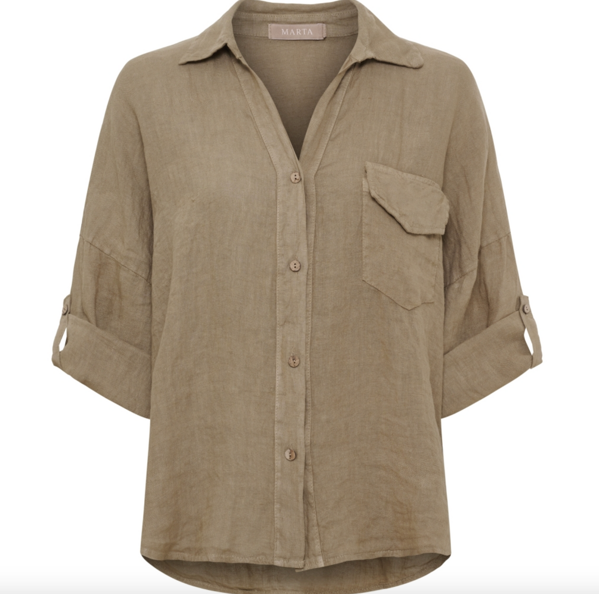 Chemise en lin - Coloniale