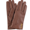 Gants en cuir cognac