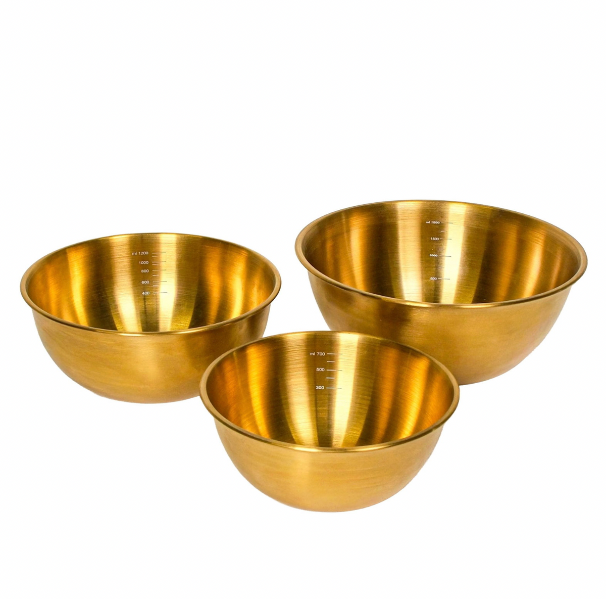 Lot de bols effet laiton - Lot de 3