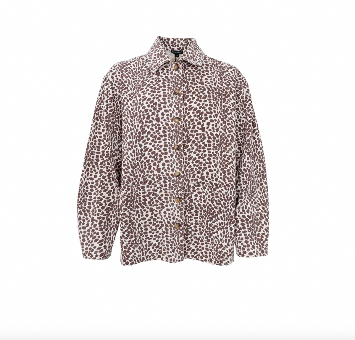 Veste canvas léopard
