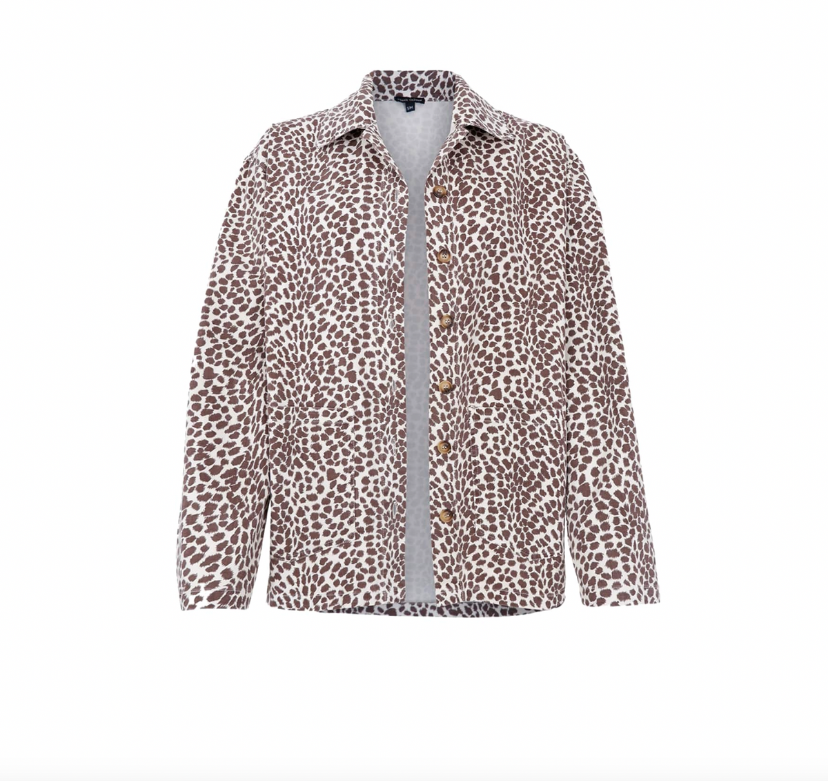 Veste canvas léopard