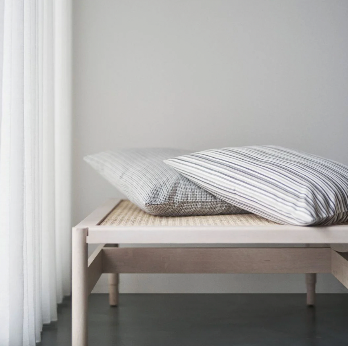 Housse de coussin by Mogensen - Petites Rayures 50x50