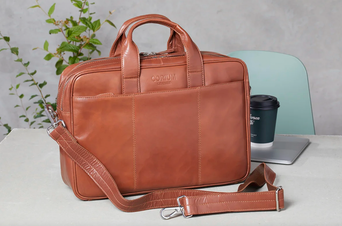 Sac ordinateur MELLO ITALY - Cognac