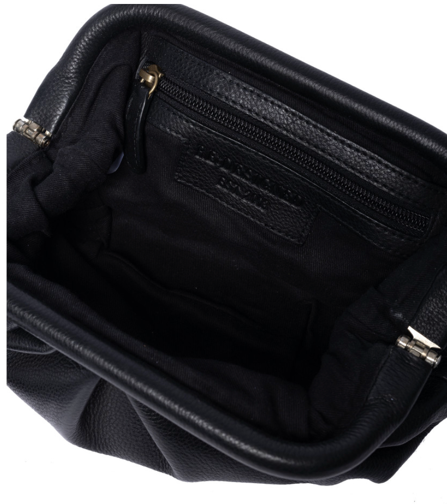 Pochette / sac en cuir Noha Black