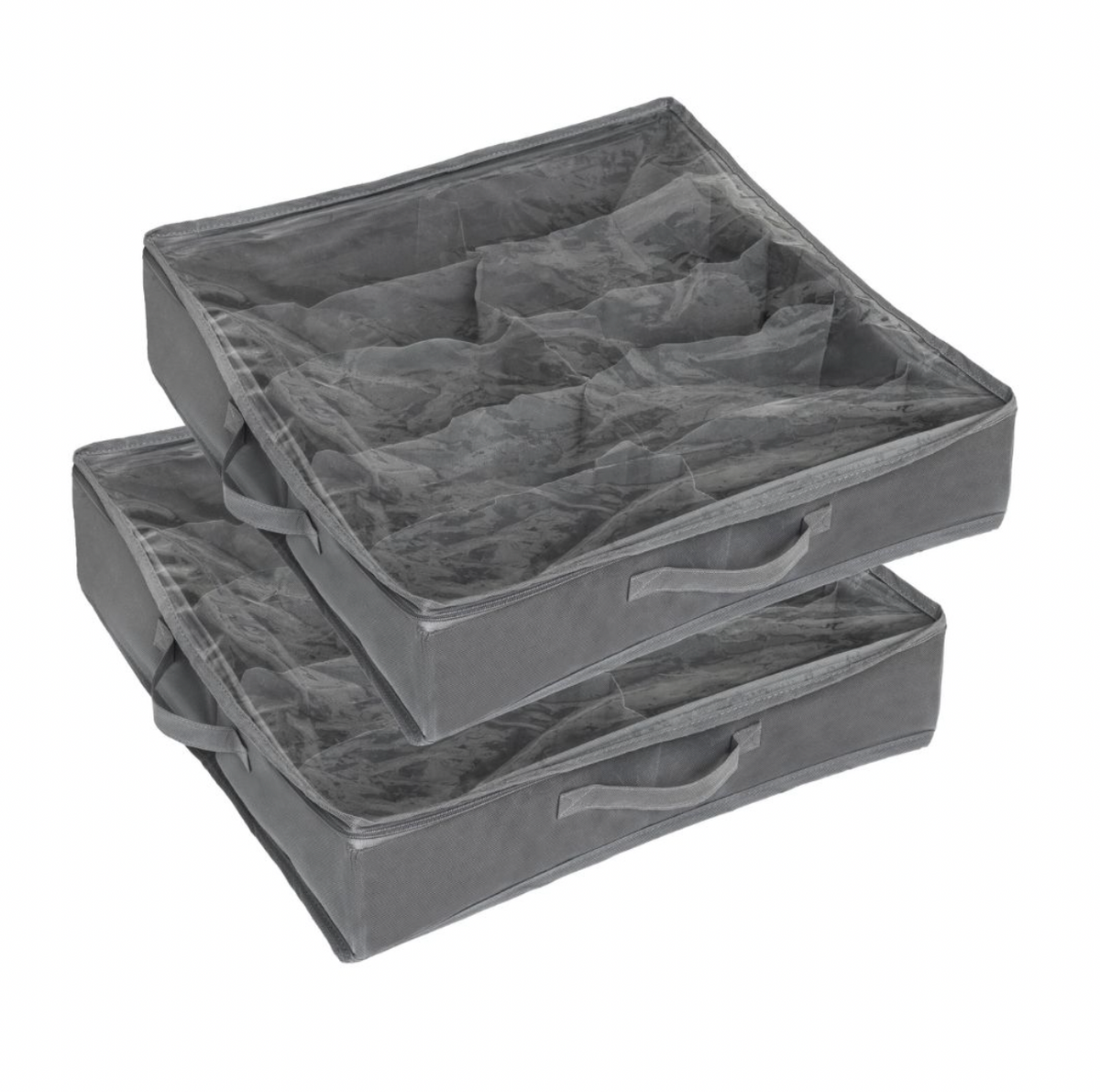 Rangement compartimenté - lot de 2