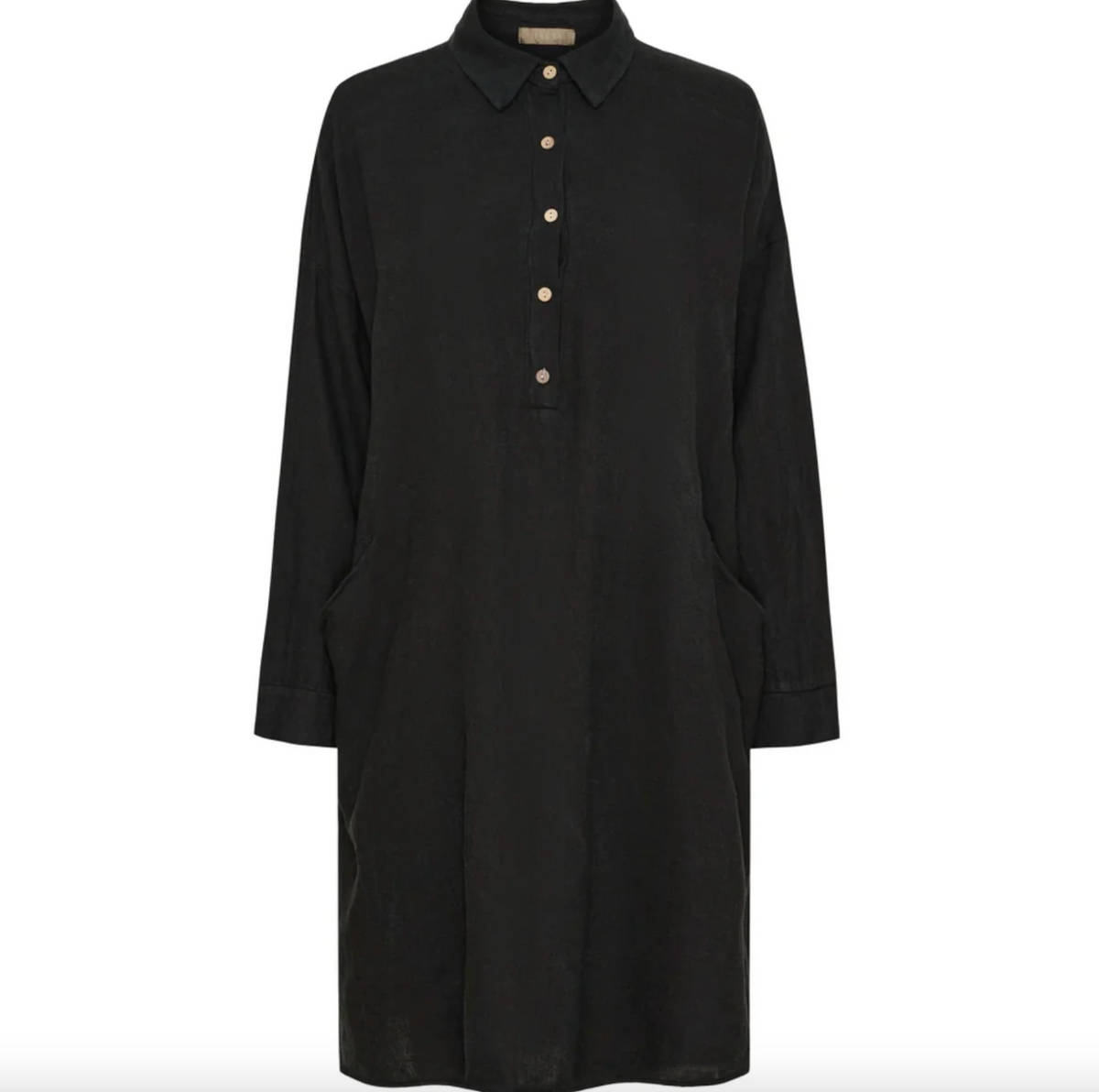 Robe avec poches - Mélange de lin