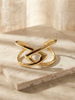 Bracelet jonc plaqué or