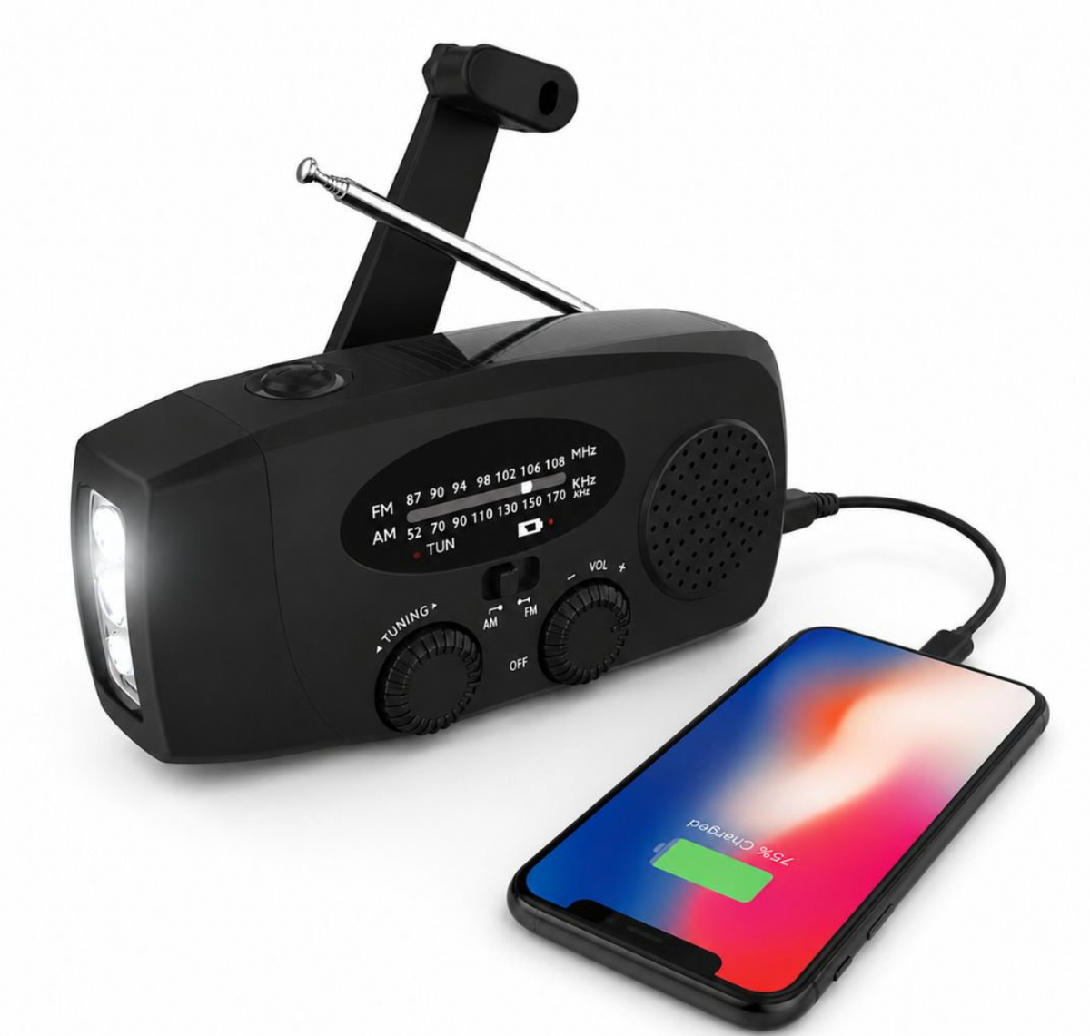 Radio de secours avec powerbank
