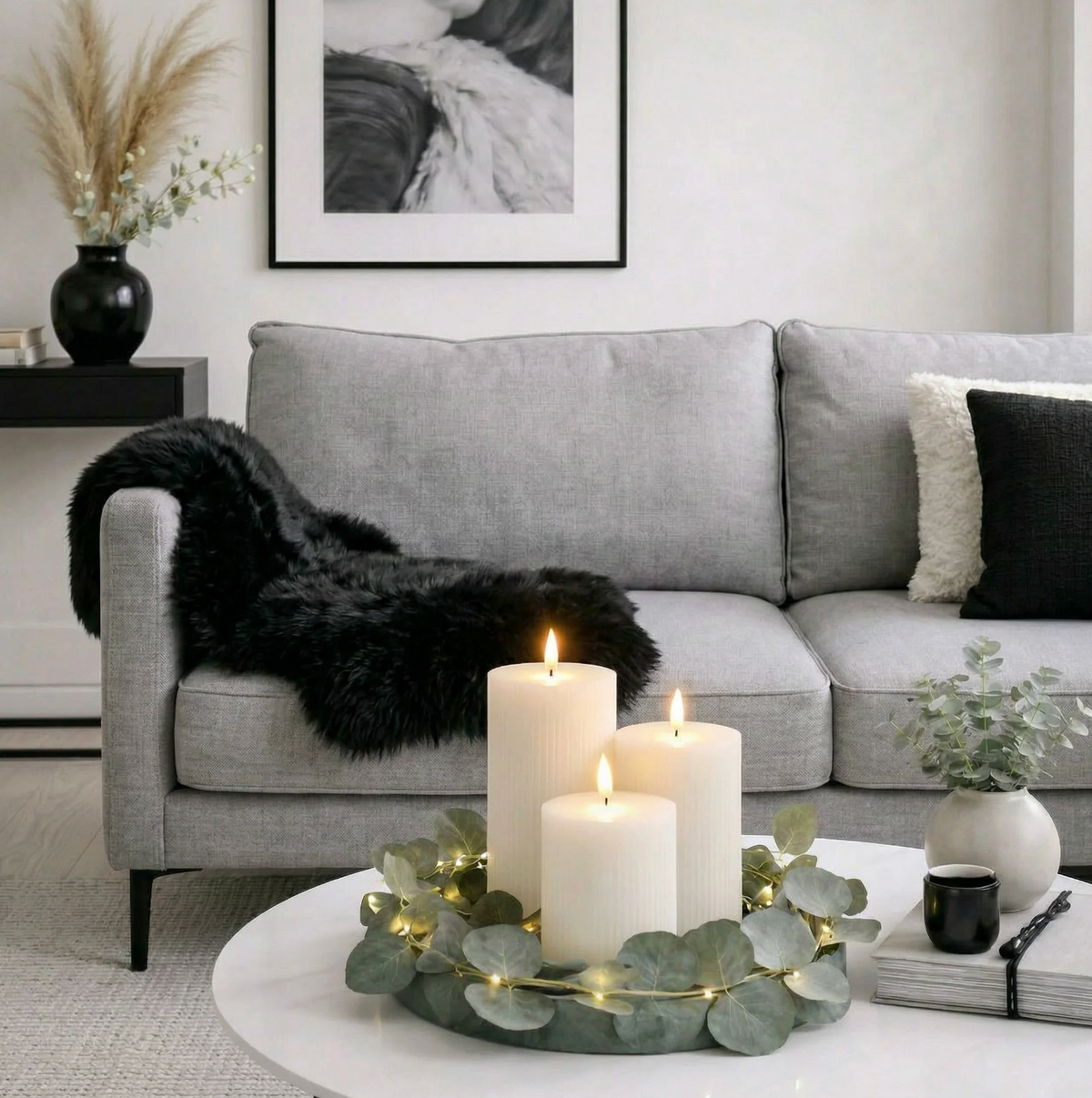Peau de mouton Black - 85x55cm