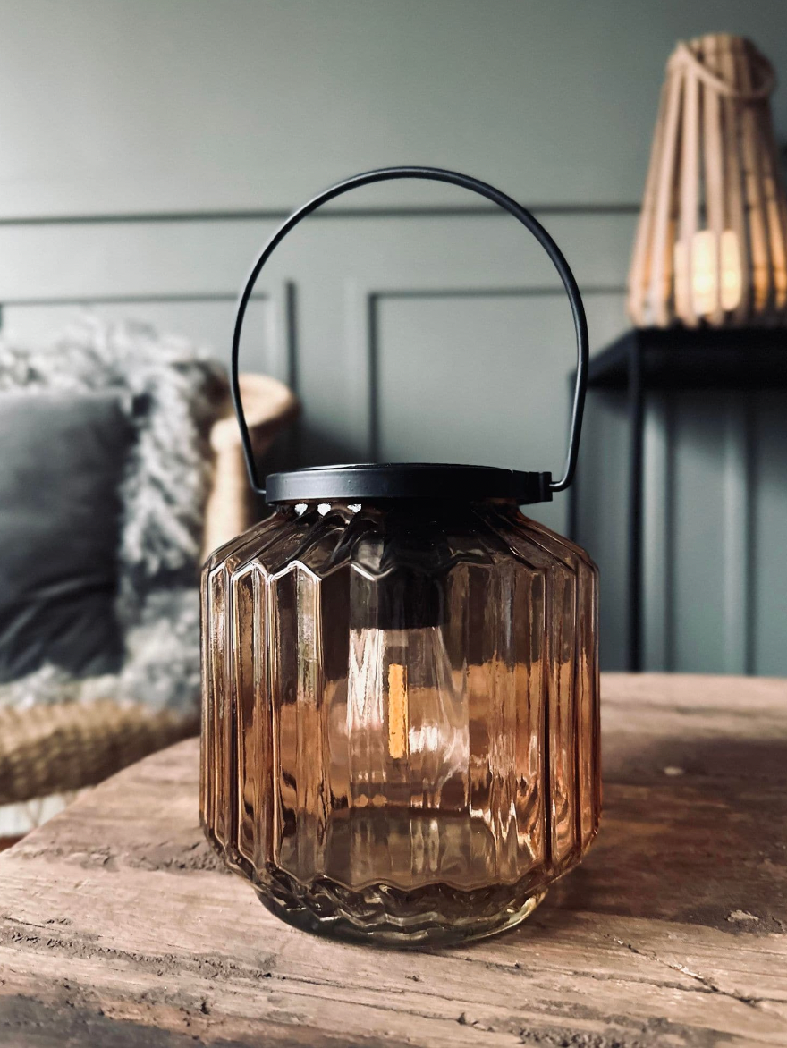Lanterne solaire - Brown
