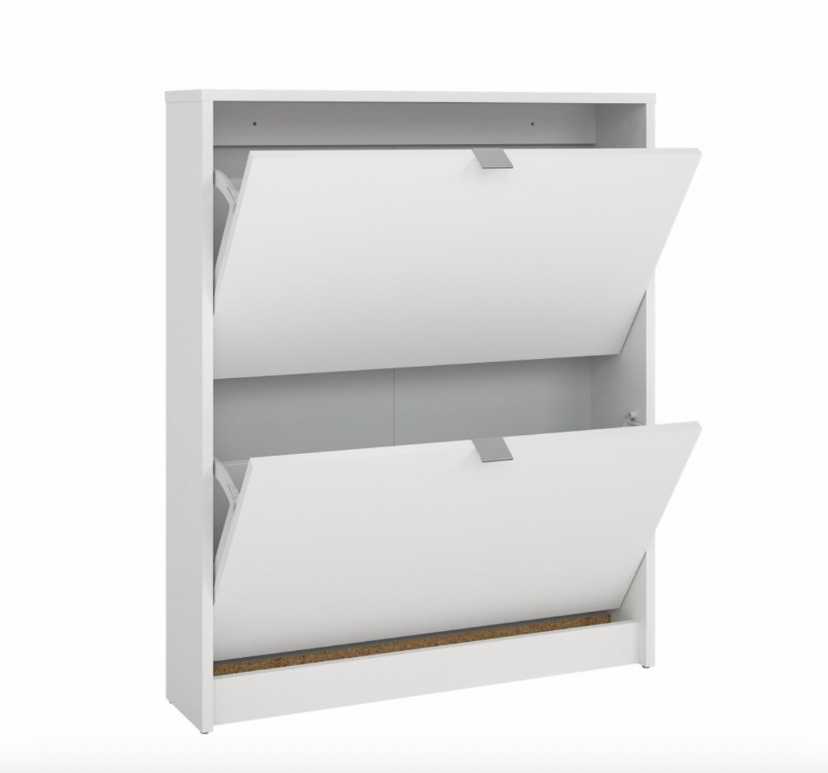 Armoire à chaussures à 2 compartiments - White