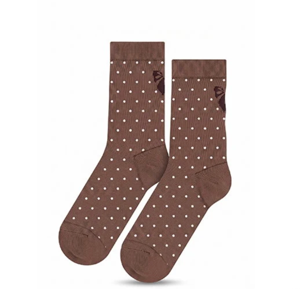 Chaussettes à pois et nœud - 37-41