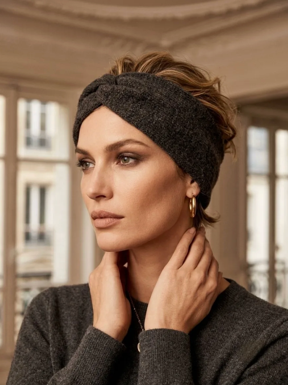 Bandeau winter dark brown