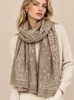 Écharpe Cachemire mix - taupe