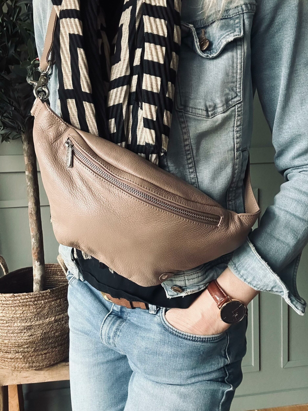 Bumbag Aura Taupe poussière