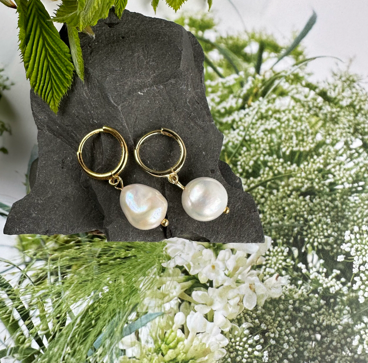 Boucles d’oreilles Kirstin – Argent sterling plaqué or