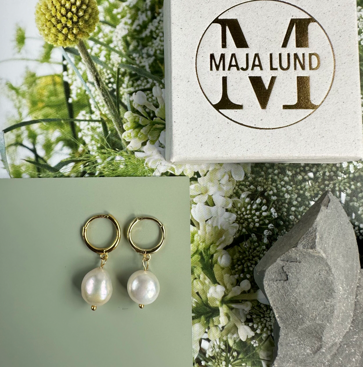 Boucles d’oreilles Kirstin – Argent sterling plaqué or