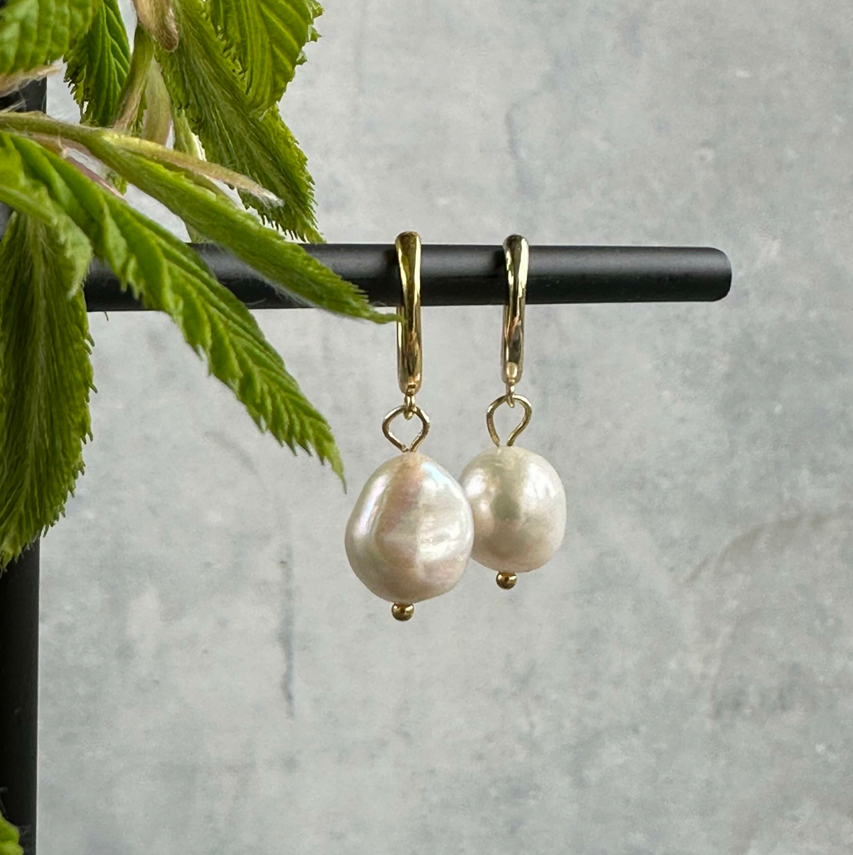 Boucles d’oreilles Kirstin – Argent sterling plaqué or