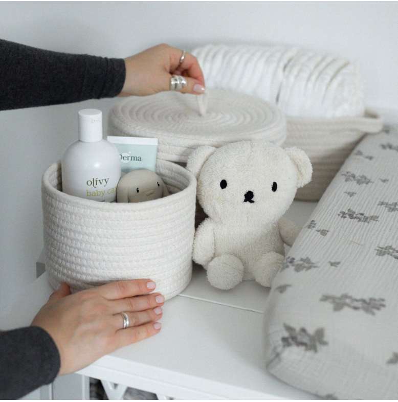 Paniers avec couvercle 2 pcs