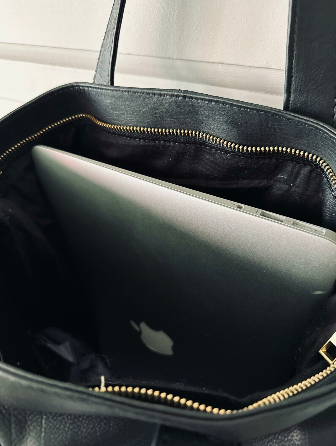 Shopper Black Lux – Cuir de veau