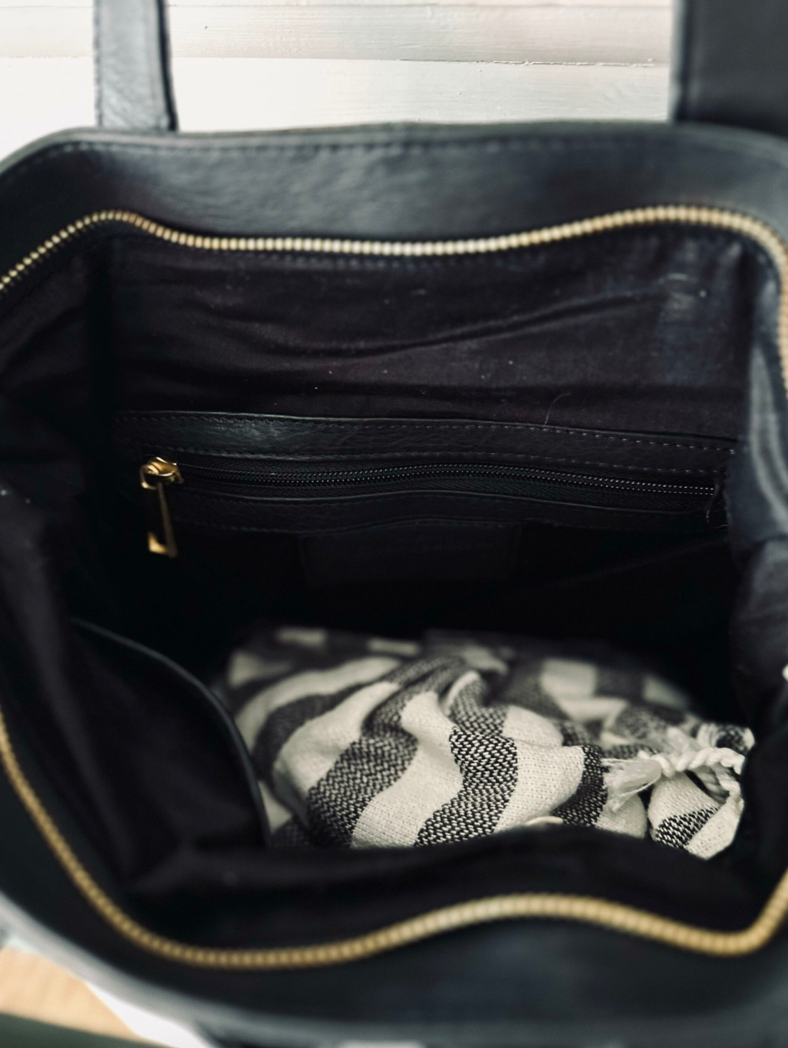 Shopper Black Lux – Cuir de veau