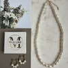 Collier Tinka avec perles d’eau douce blanc cassé