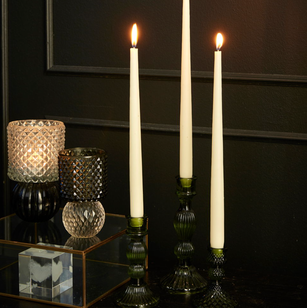 Chandelier en verre vert – Petit