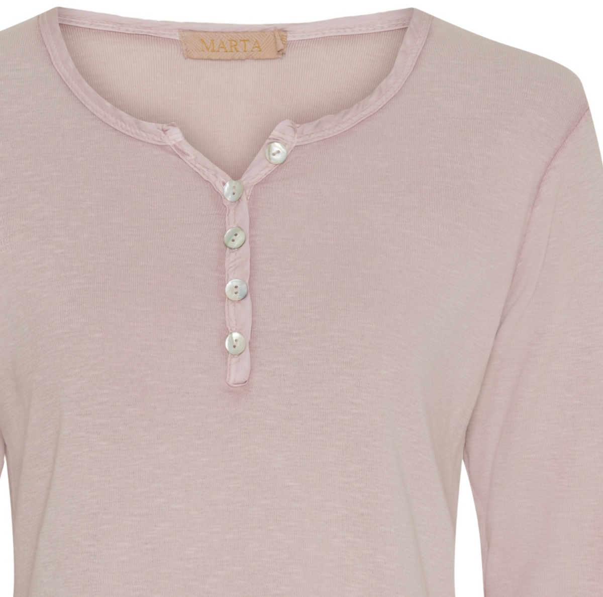 Blouse basique avec boutons – Rose