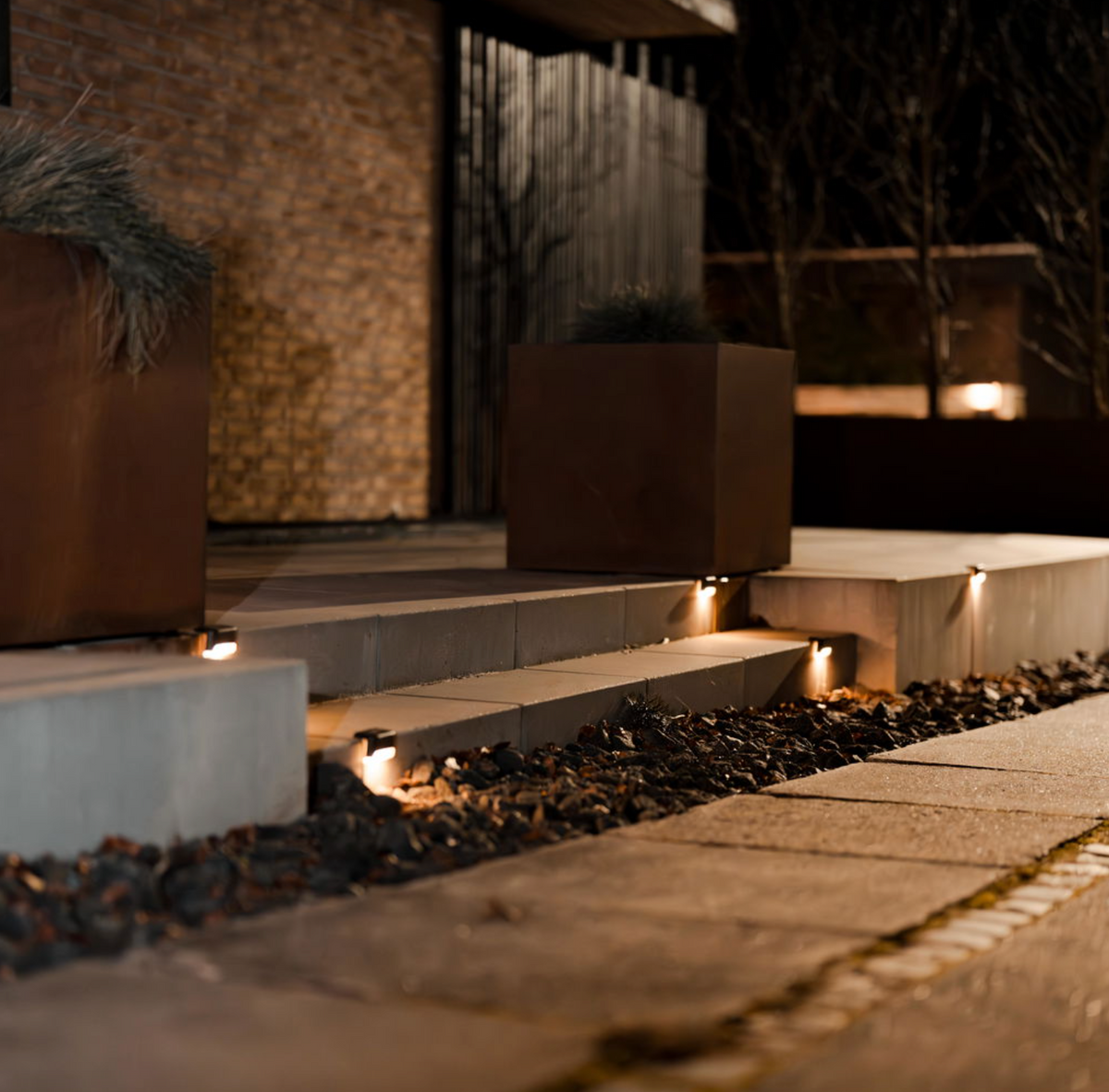 Lampes pour marche à énergie solaire - 4 pièces